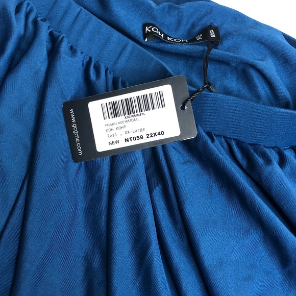 Koh Koh | teal maxi sress 2XL - Picture 5 of 5